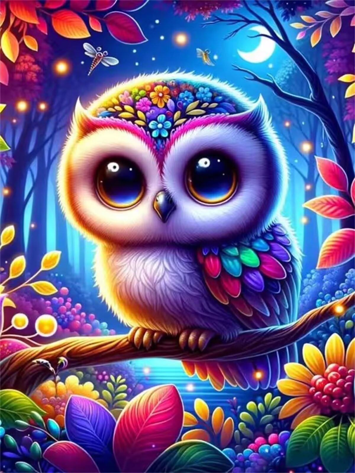 1314 Pezzi Puzzle Adulti Gufo Giungla Colorato, Puzzle Impegnativo Decorazione Interna e Regalo