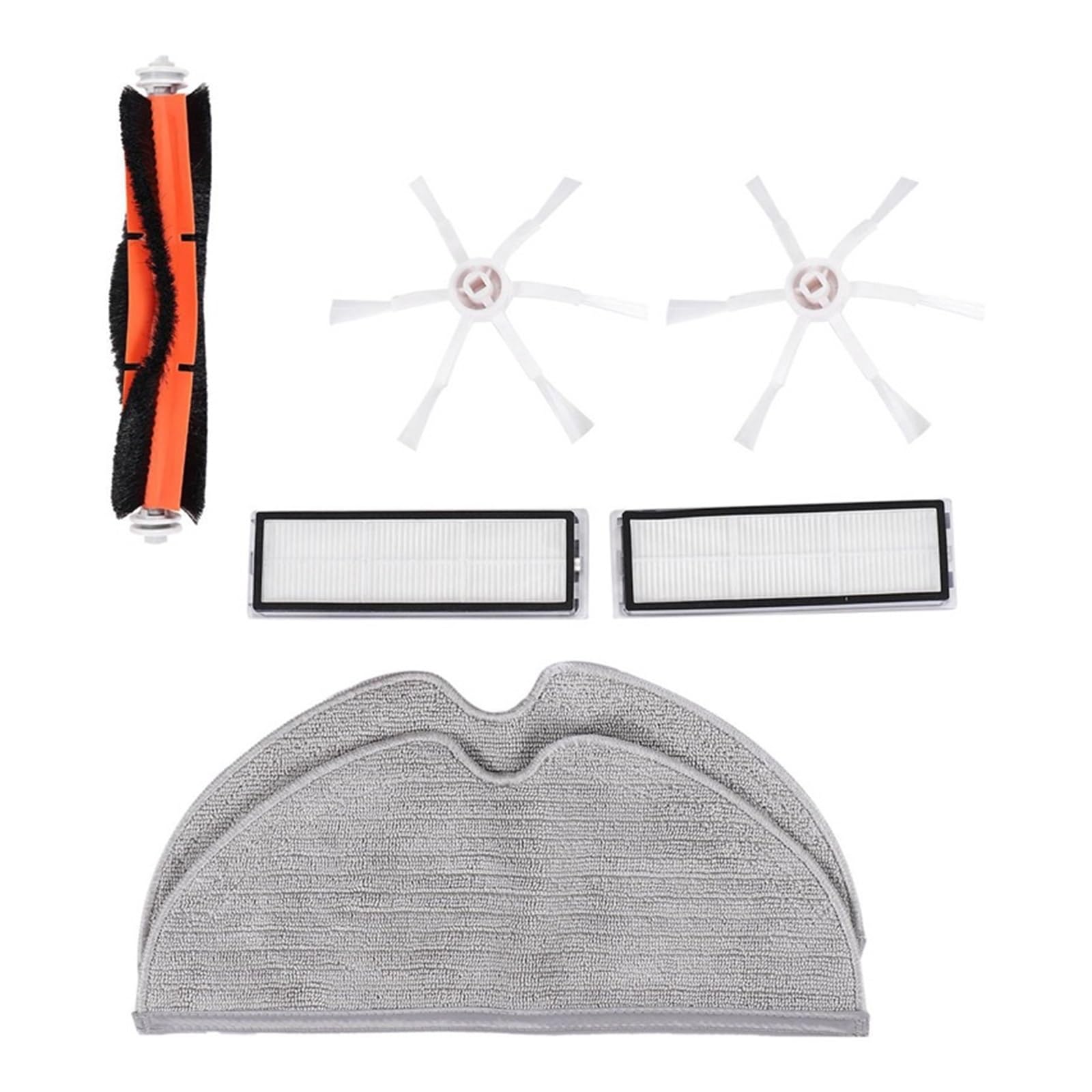 HIZON Robot Vacuum Mop，Compatible For Xiaomi，STYTJ03ZHM Filter Mop Cloth Robot Vacuum Cleaner Main Side Brush Spare Parts