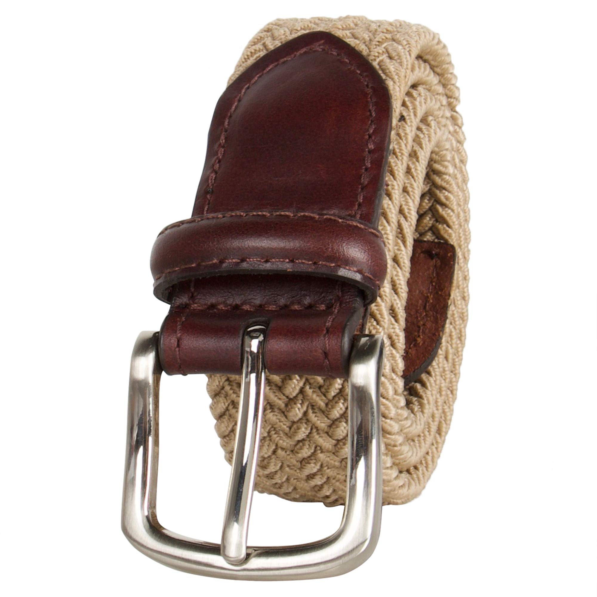 Big Boys' Braided Elastic-Web Stretch Belt