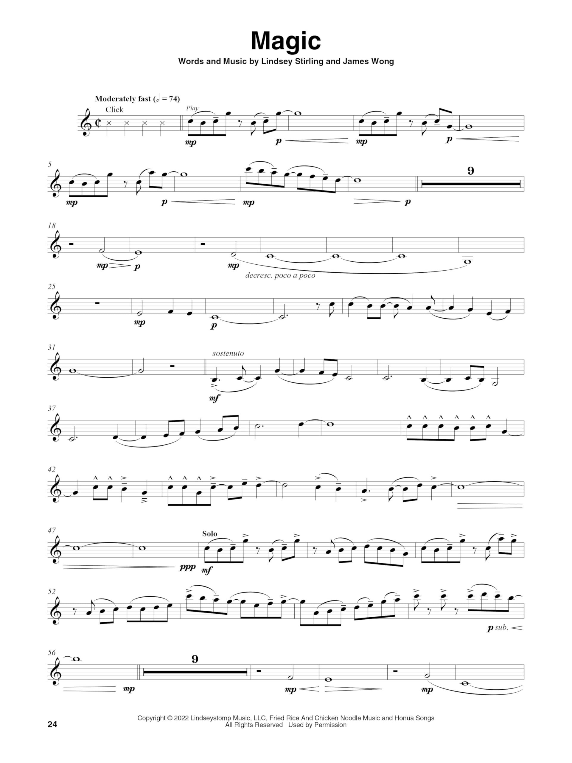 Lindsey Stirling - Snow Waltz: Violin Play-Along Volume 82