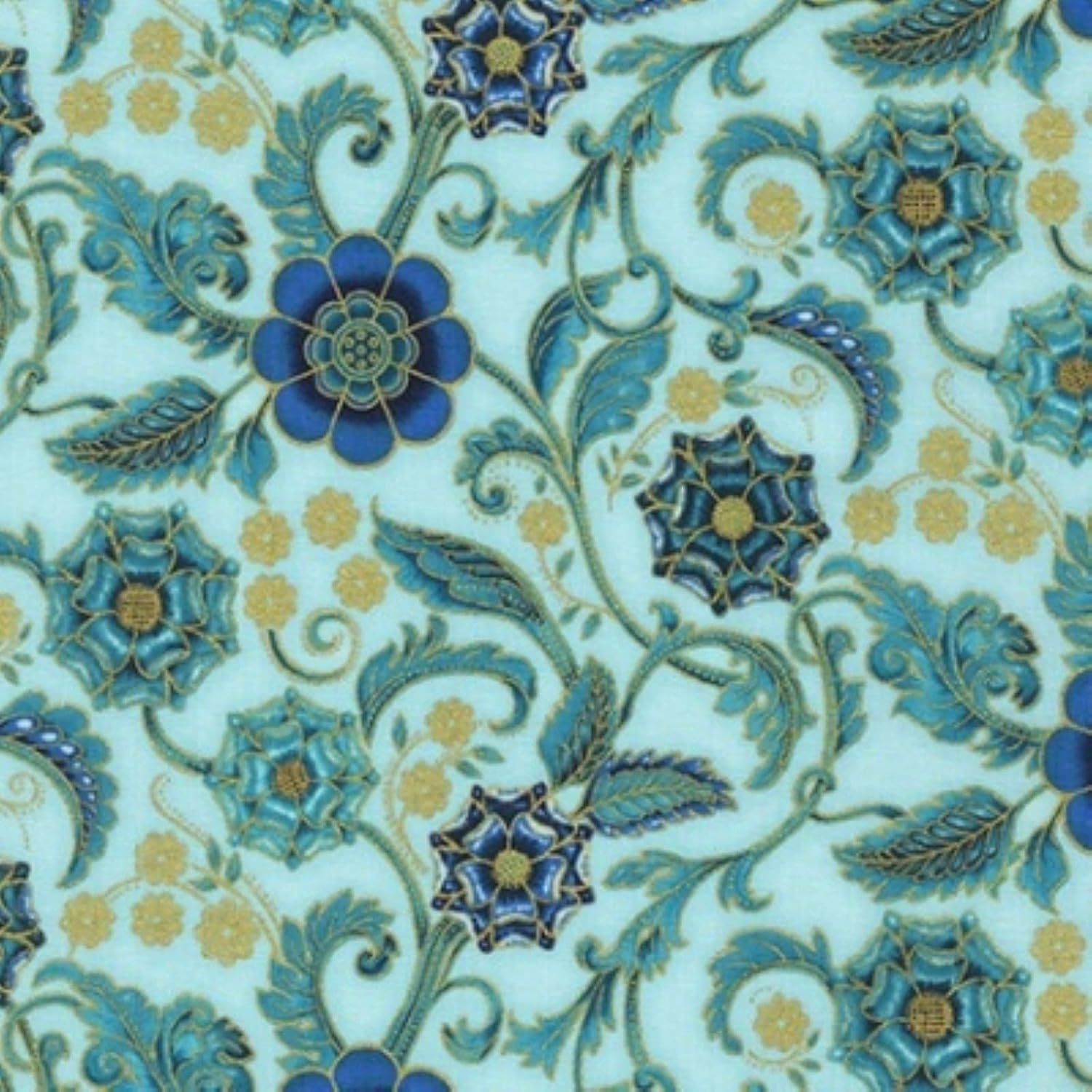 Persis SRKM 20141 4 Blue Floral BTY