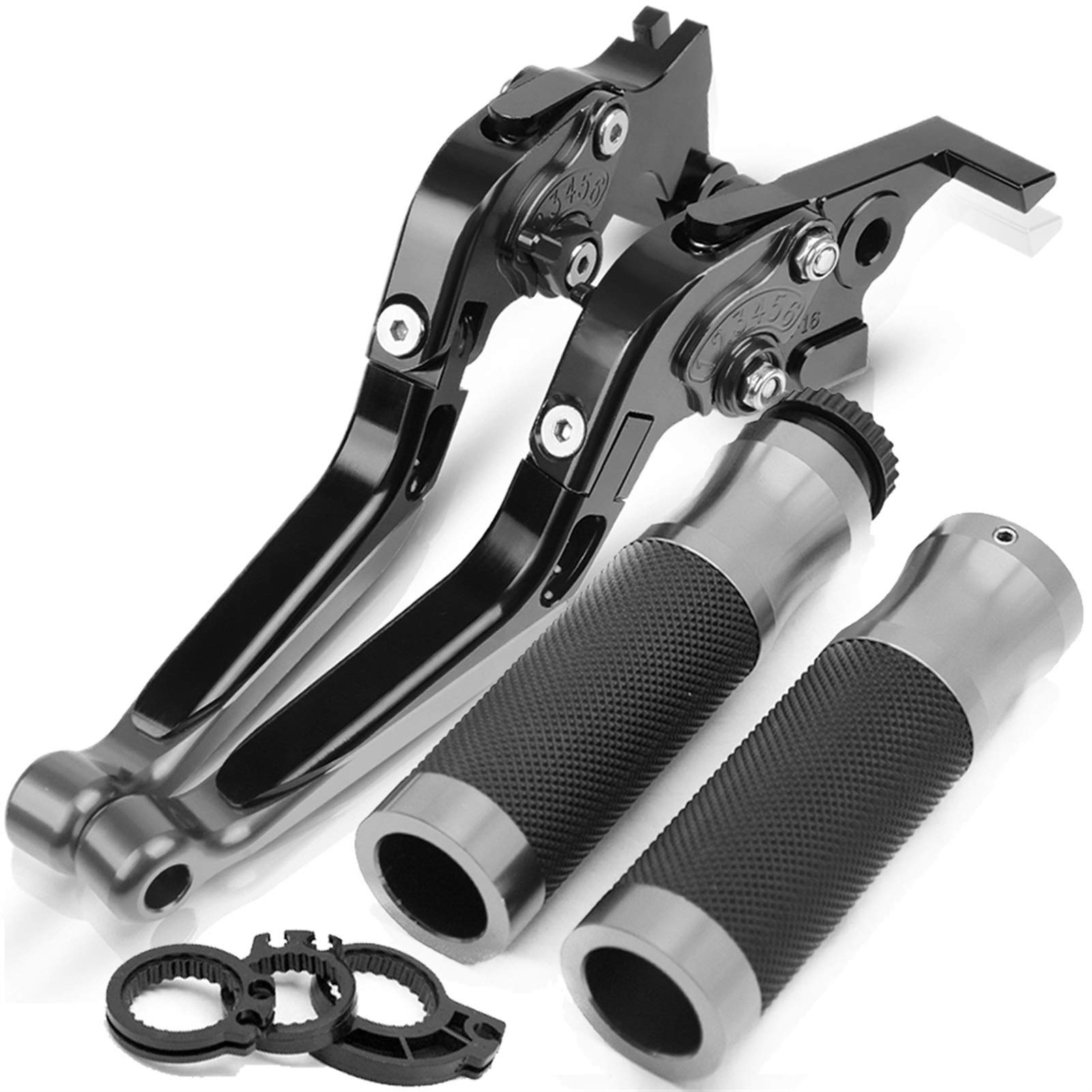 Per Hon & da CB599 CB600F HORNET 600 1998-2006 Leve Di Frizione Del Freno Del Motociclo Estensibili Manopole Della Maniglia 2001 2002 2003 2004 2005 Leva Della Frizione Del Freno (Colore : B)