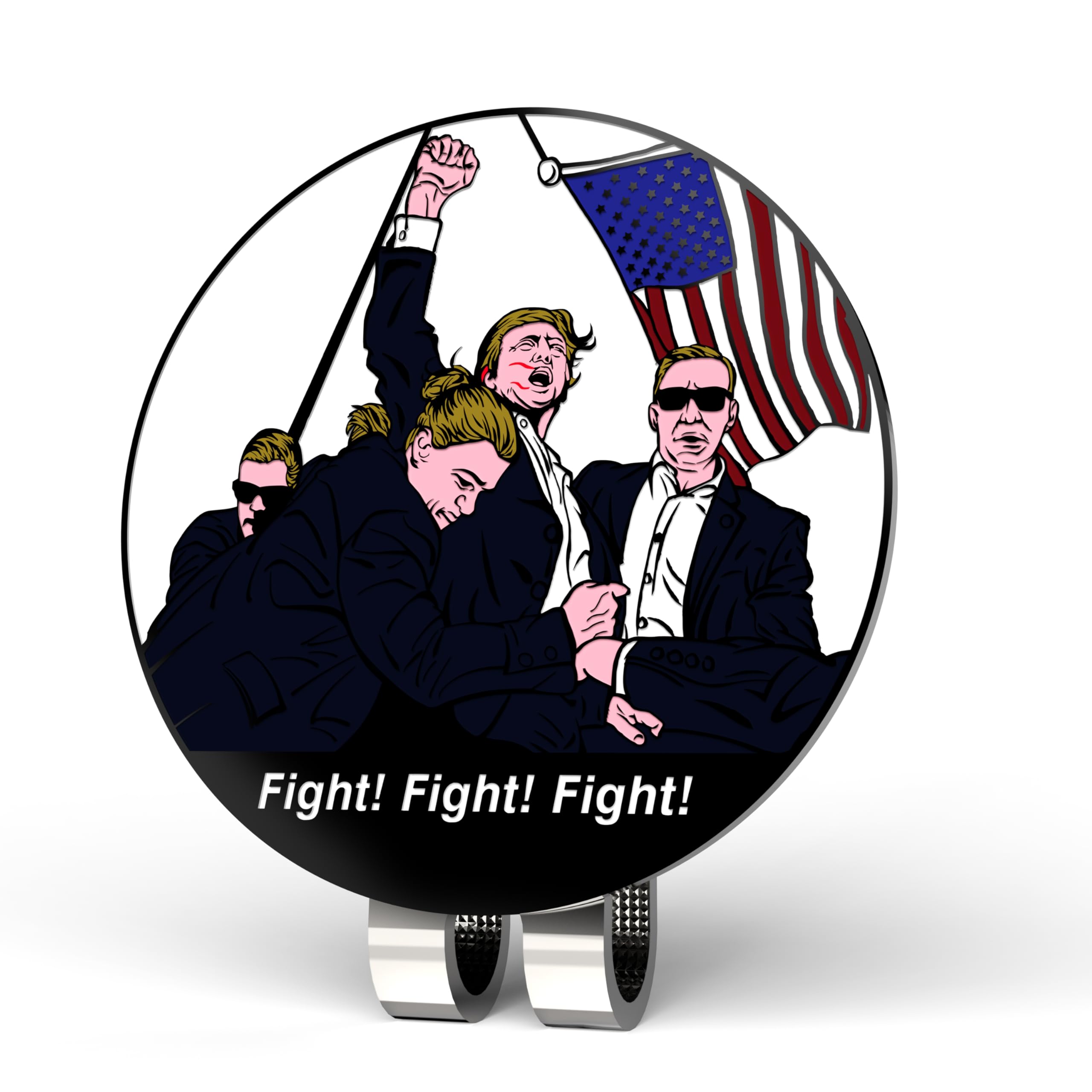 Funny Golf Ball Marker Magnetic Hat Clip for Putting Green | Cool Golf Accessories Golf Gadgets for Men and Women Unique | Personalized Golf Gag Gifts for Golfers Golf Lovers