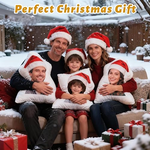 Miniatura 7 de Almohadas con fotos personalizadas, almohada facial personalizada de mascotas, almohada impresa de doble cara, almohada personalizada con cara de