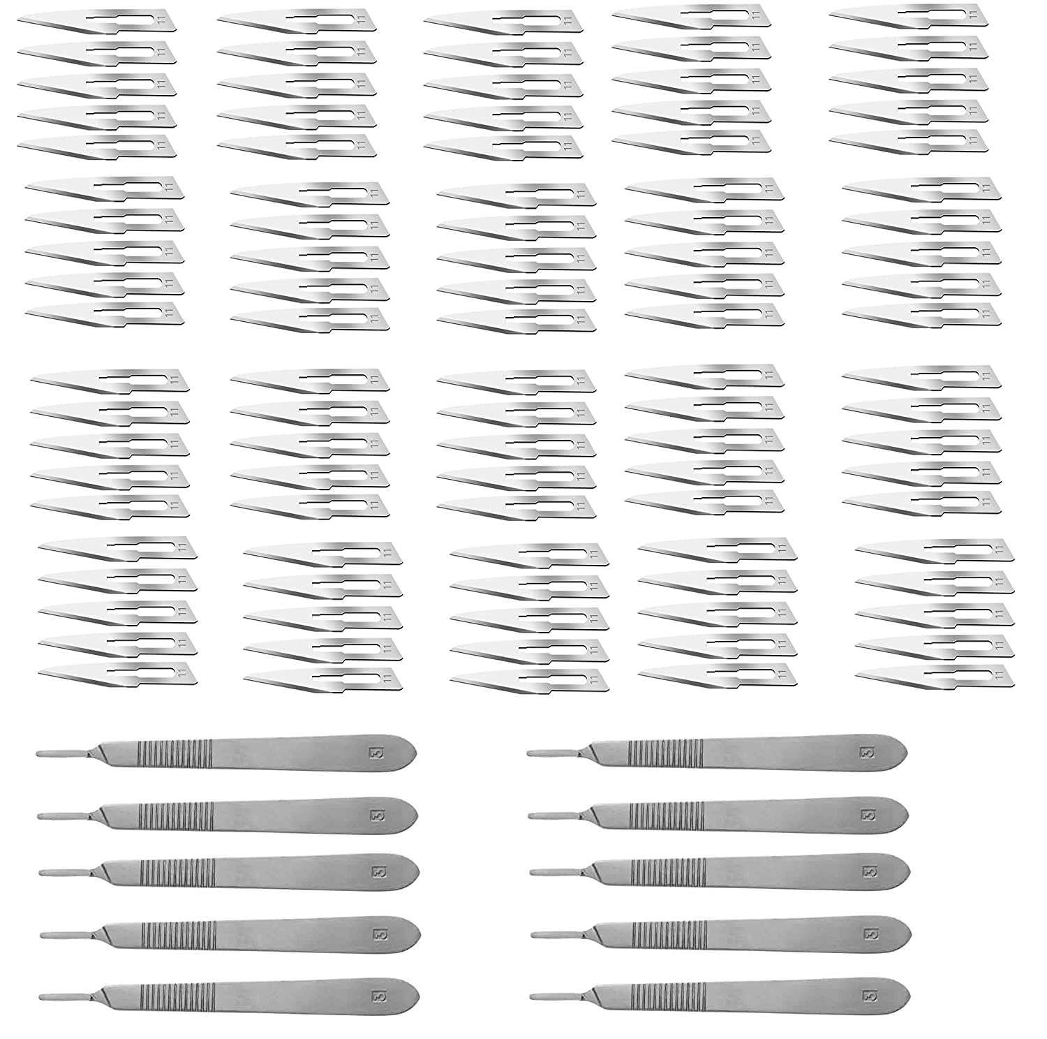 Forgesy Carbon Steel Blades No 11, for Industrial Use Only (100 Pieces Blades with 10 Handles) (B09BVGCQ6Z) Amazon Price History, Amazon Price Tracker