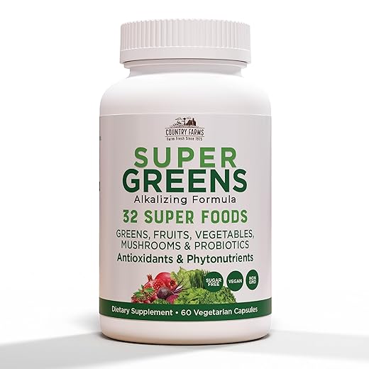 Country Farms Super Greens Vegicaps