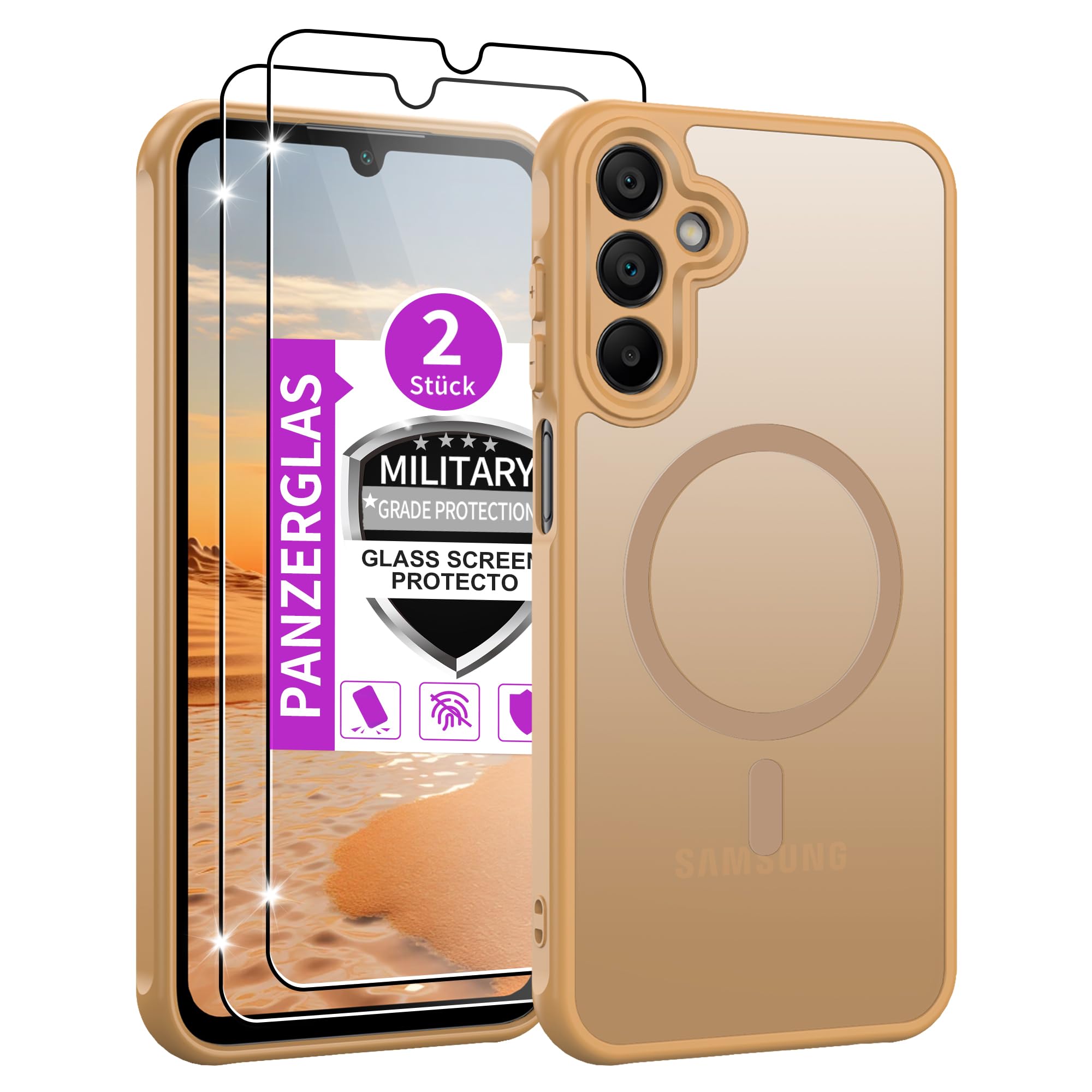 Jshru für Samsung Galaxy A15/A16/A56 5G/A17 /A26/A36/A37/A57 Hülle