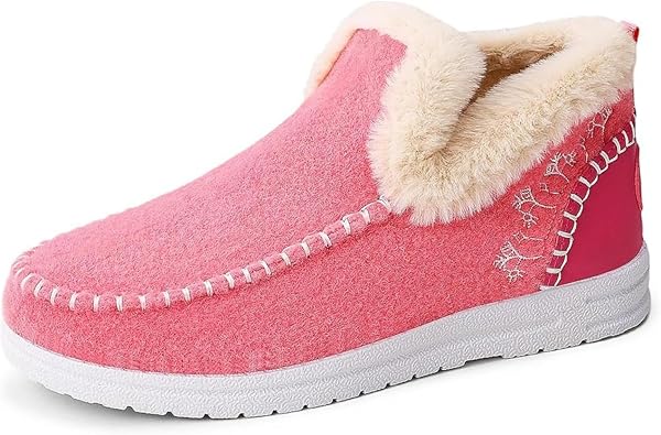 Winter Boots For Women 2025 Snow Winter Shoes Fur Lining Warm Ankle Booties Fashion Comfortable Loafers Shoes