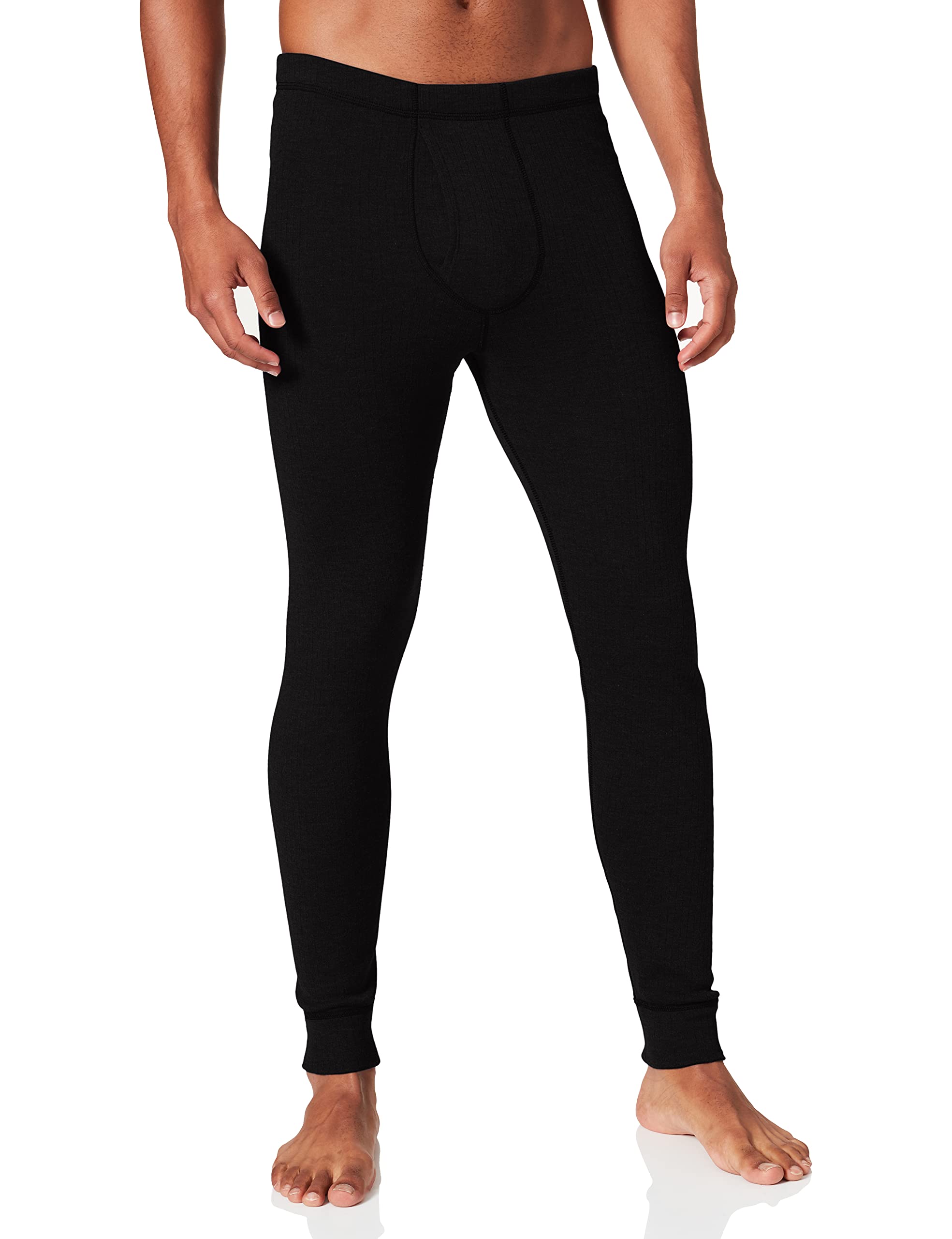 Damart Men's Calecon Thermal Trousers Not Applicable, Black (Noir 30232-17010-Standard 170cm), Large