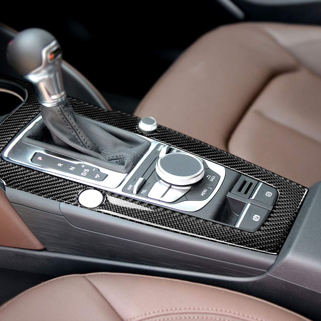 Adesivo In Fibra Di Carbonio Per Bracciolo Centrale Audi A3 8V (2014-2019), Elegante E Protettivo