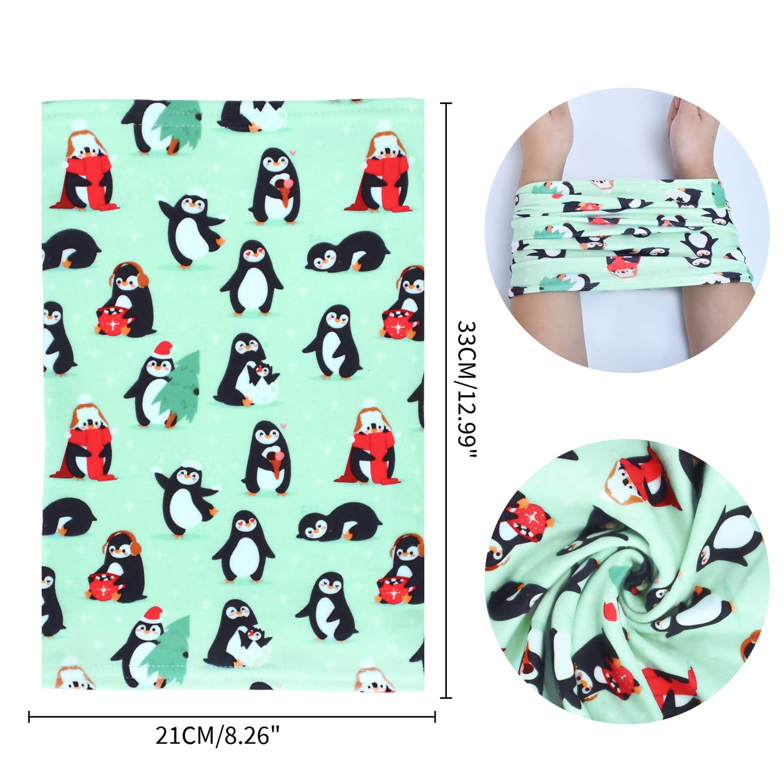 KATELUO Bandana Multifonction Hiver Enfants, Bandana Multifonctions Couvre-Chef, Cache Cou Bandana, Respirable Cache-Cou, Multifonction Bandana pour Garçons Filles Ski Raves Cyclisme Moto Raves