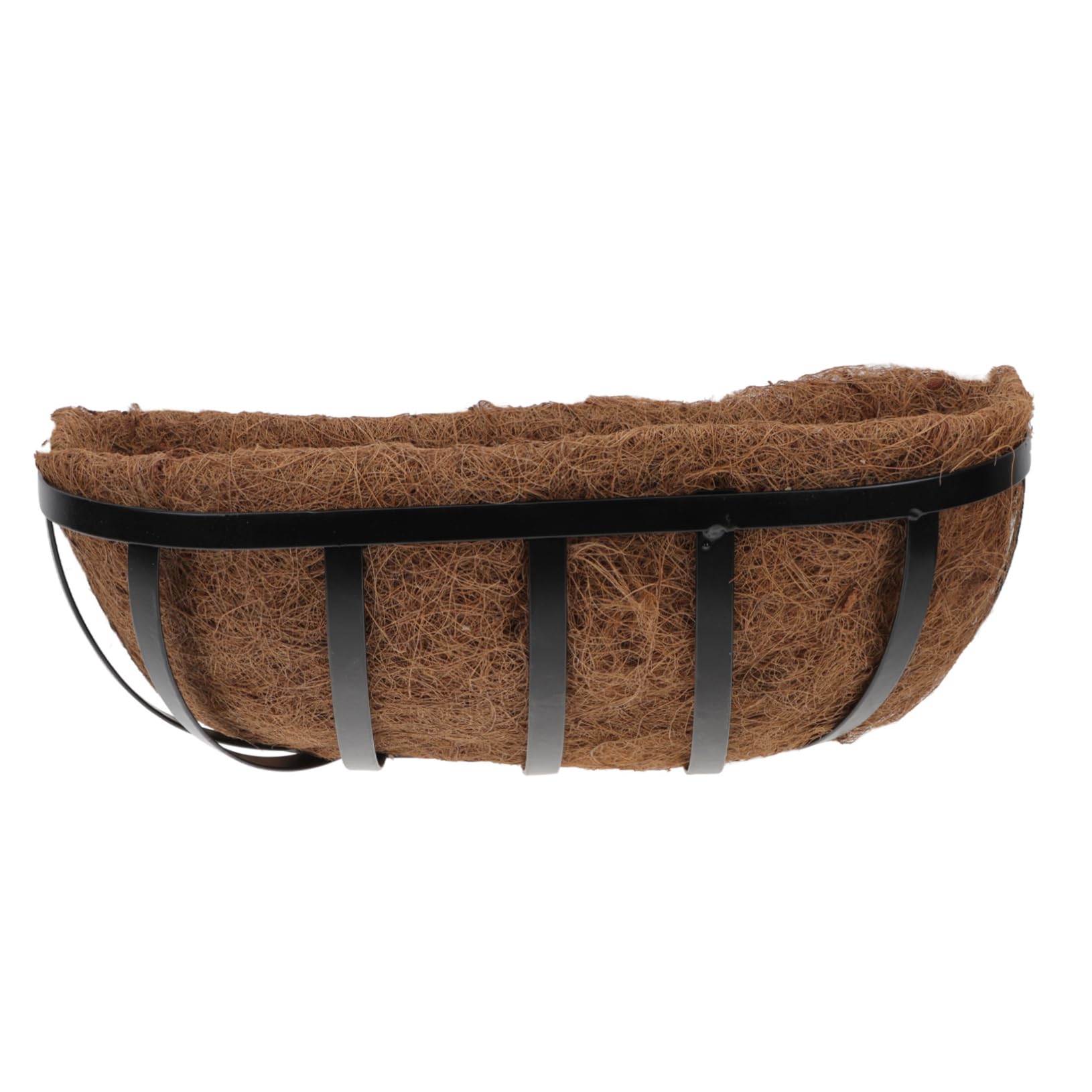 Panier suspendu pour plantes en fibre de coco naturelle et métal durable