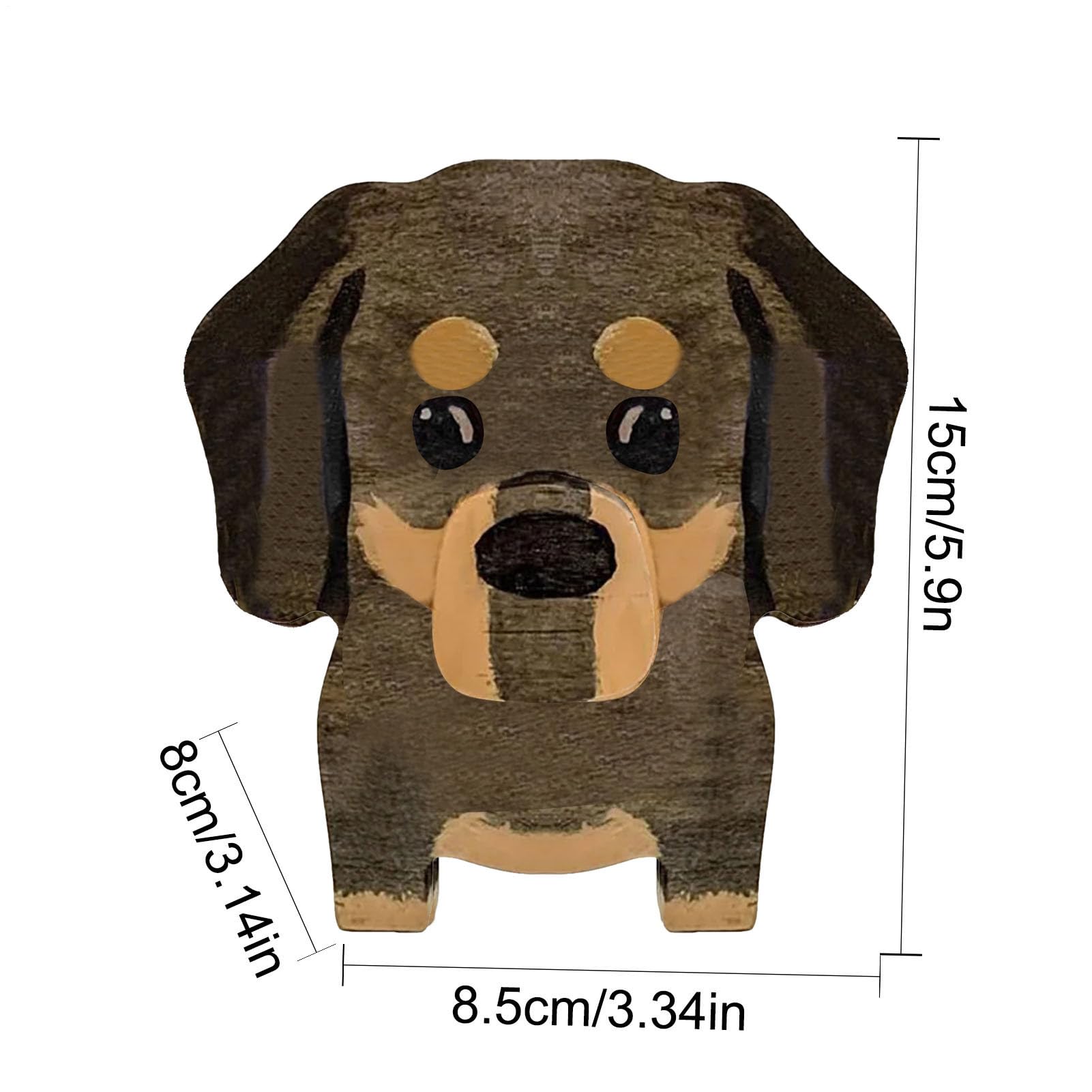 Hans-Teckel Support à Lunettes En Bois Pour Animal Domestique Décoration De Bureau Œuvre D'art