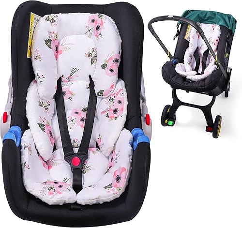Soporte para la cabeza del asiento de automóvil para bebé, 2 en 1, reversible para recién nacido, cojín transpirable de asiento de automóvil de