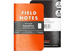 Field Notes Expedition Edition 3-Pack: Adventure-Proof Note Taking