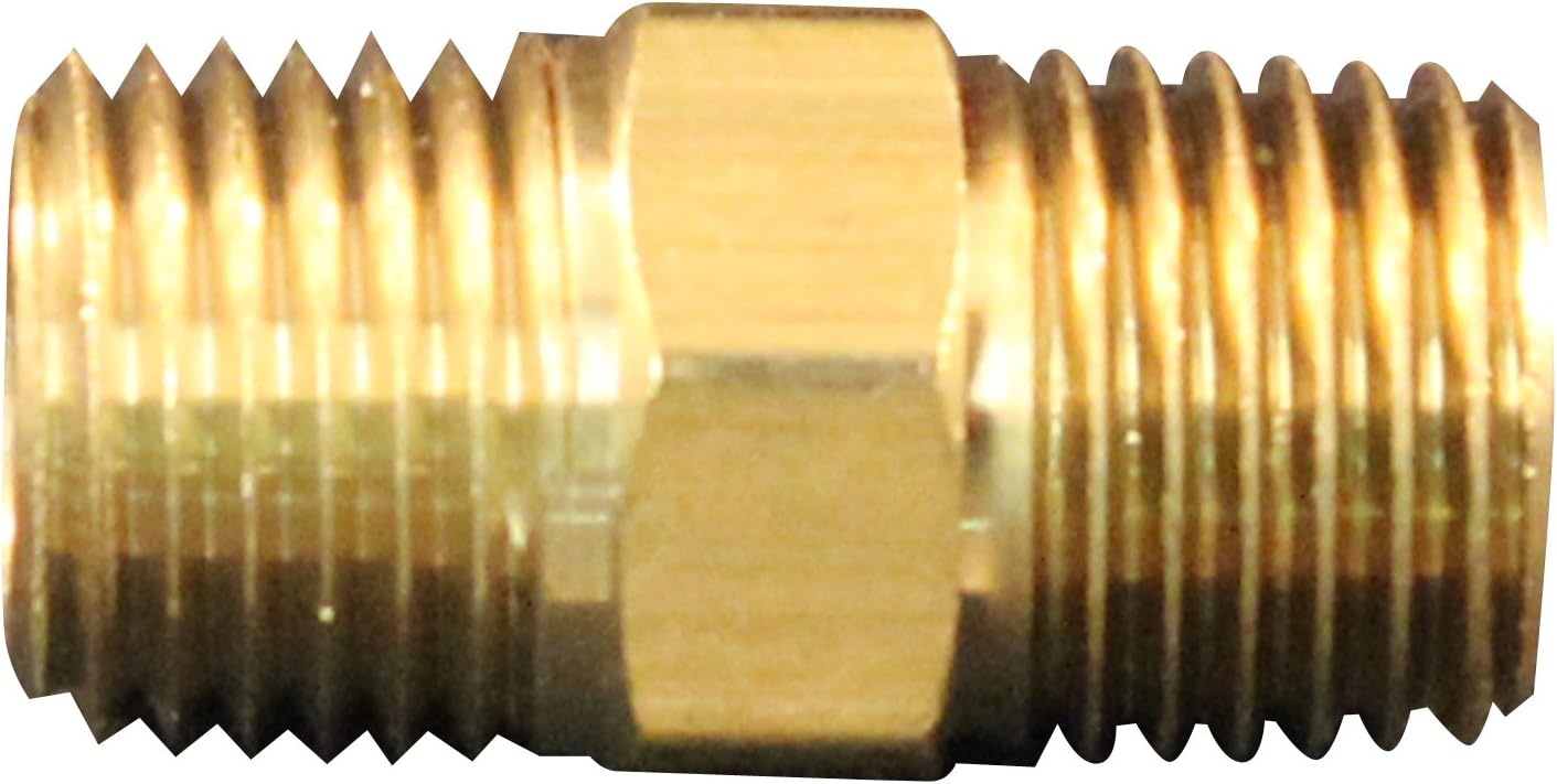 Milton S-646 1/4" MNPT Hex Nipple - Pack of 2