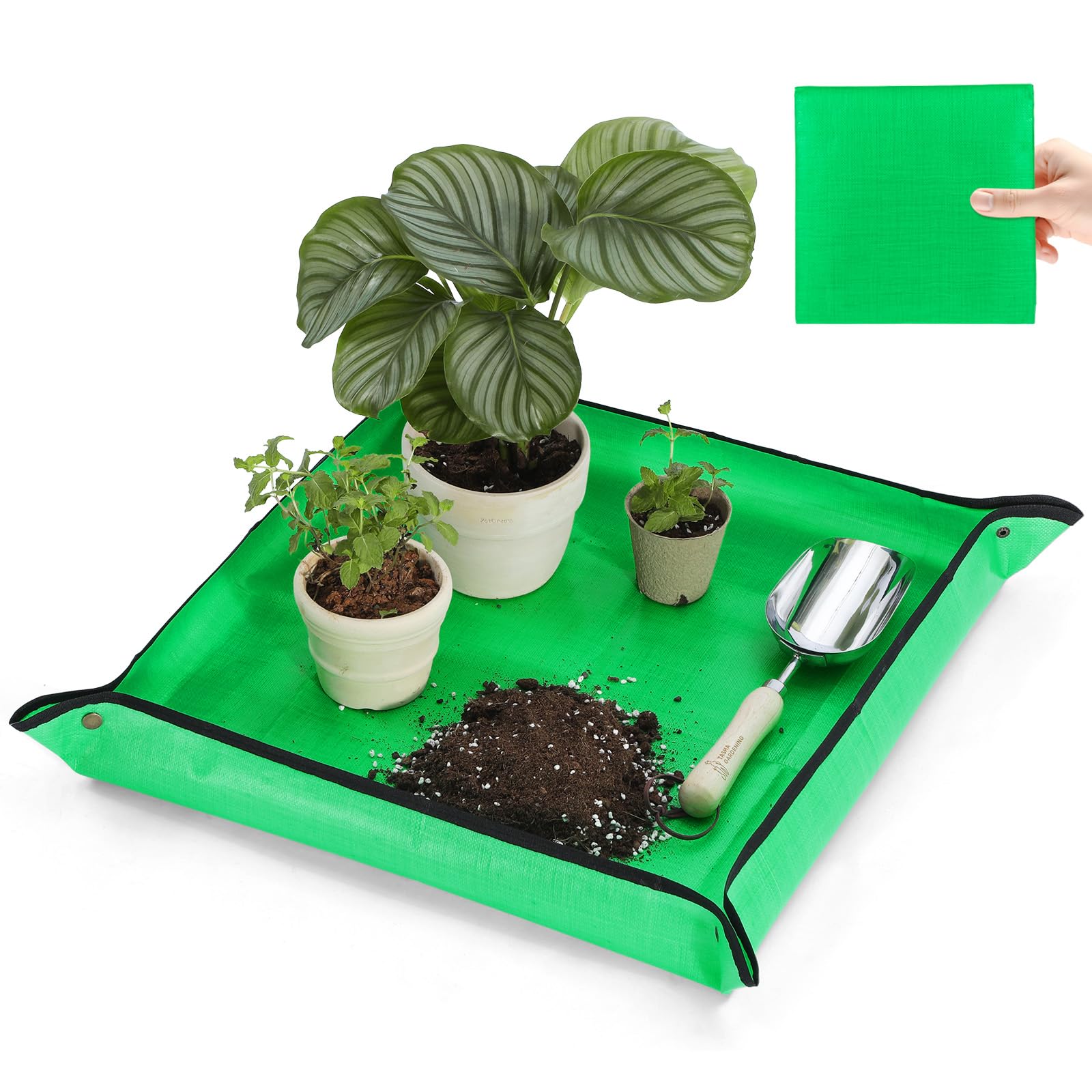 Repotting Mat Super Thick for Soil &amp; Succulent Potting Mix 26.8"x 26.8"