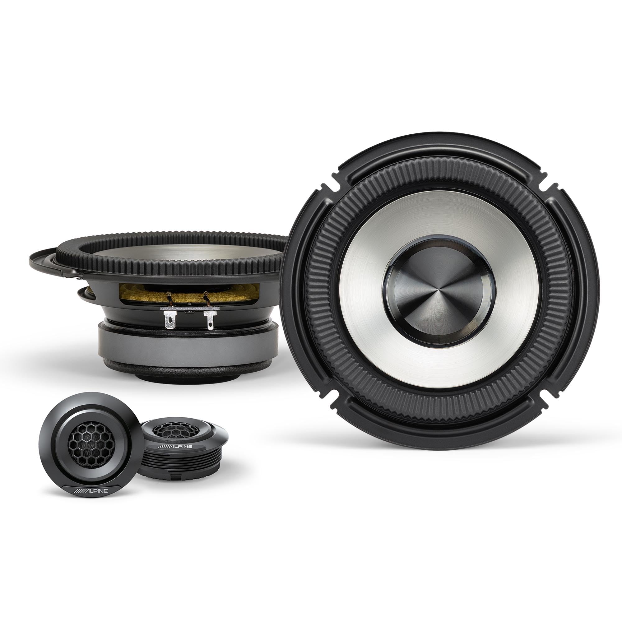 Alpine BRV-S65C 6.5" BassRev™ Component Speaker Set