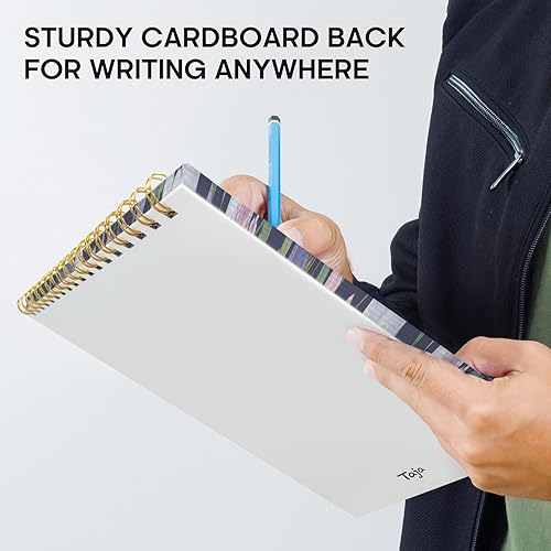 Miniatura 149 de Taja Bloc de notas de lista de tareas pendientes para el trabajo con 52 hojas, 9.8 x 6.5 pulgadas, planificador diario sin fecha, perfecto