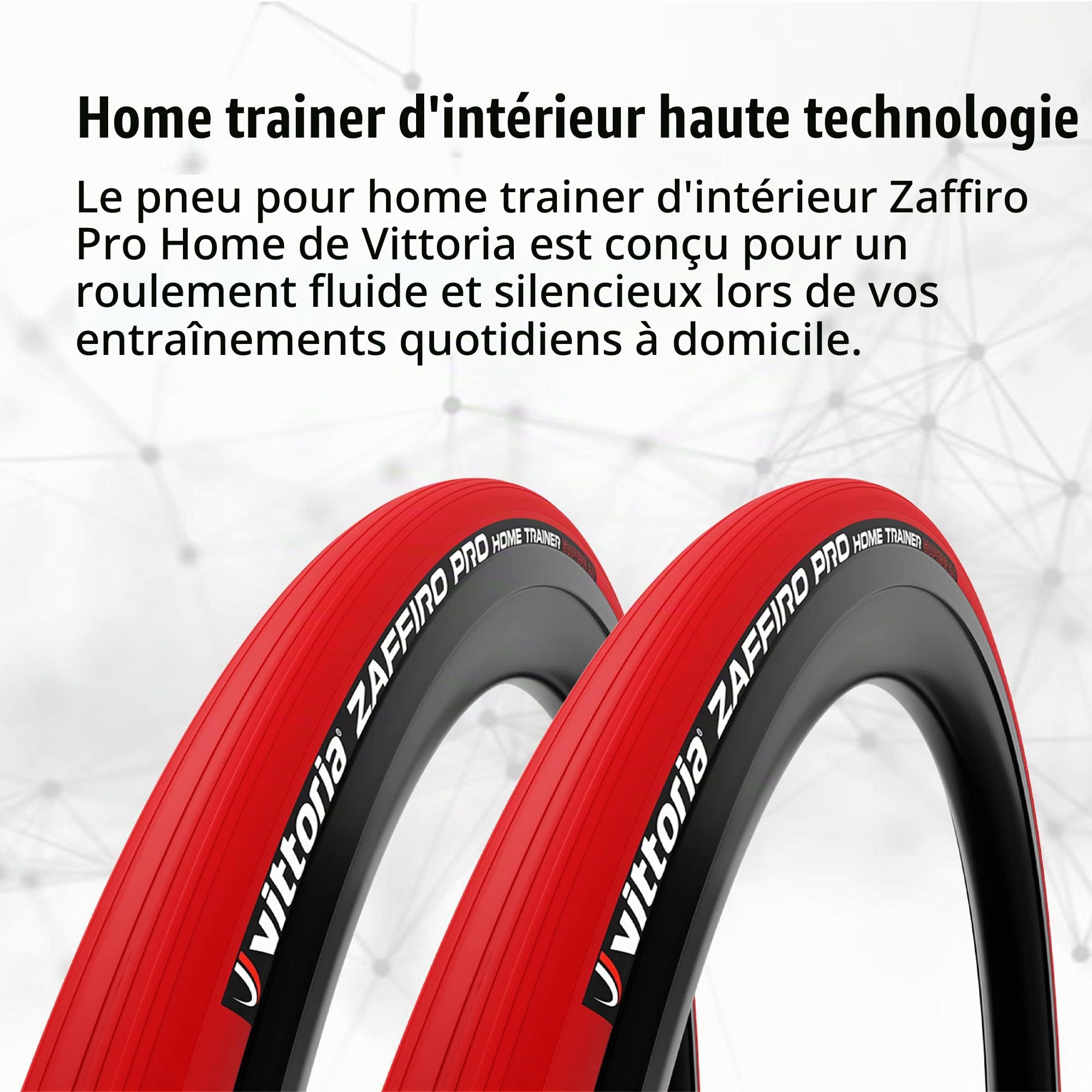 Vittoria Zaffiro Pro Home Full Tyre Trainer - Red