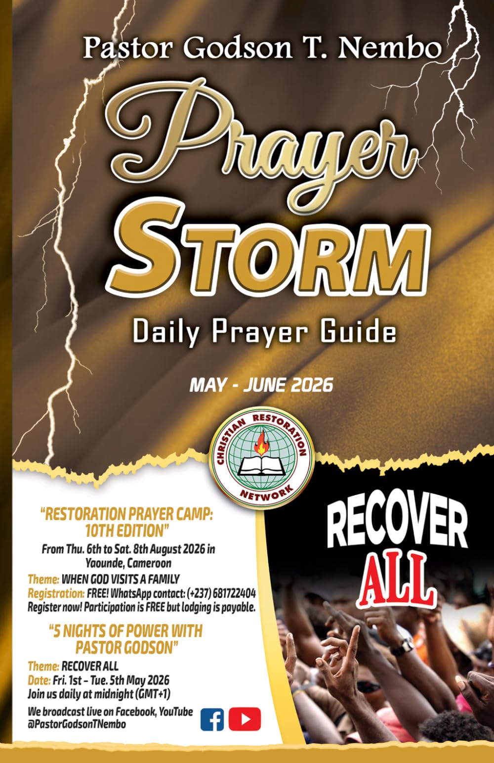 Prayer Storm - May & June 2026: Recover All