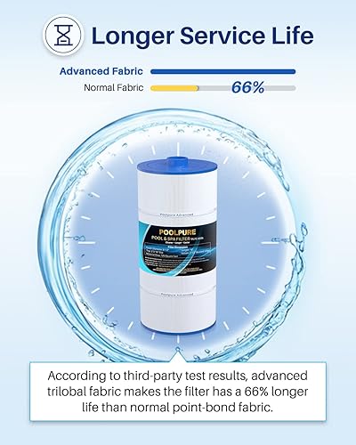 Miniatura 5 de POOLPURE Filtro de spa que reemplaza a Sundance 6540-488, PSD125-2000, Unicel C-8326, Filbur FC-2780, Aladdin 22507, Baleen AK-70013, Magnum SU125,