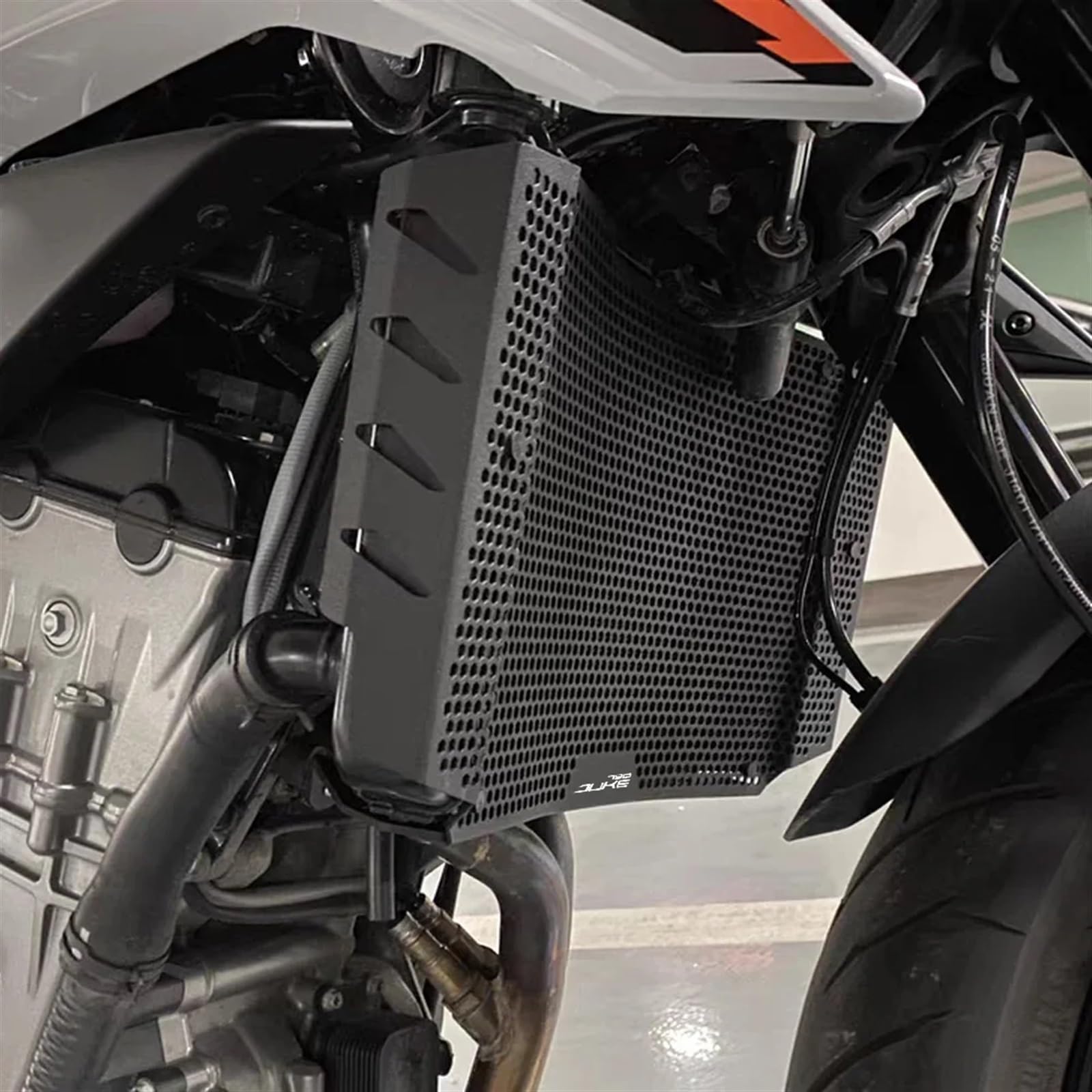 LOTFI Radiatore Guard MISURA for 790 DUKE 790 2022 2023 Motocross Accessori Griglia Del Radiatore Protezione Della Copertura Della Protezione DUKE790 790DUKE (Size : 790 DUKE logo)