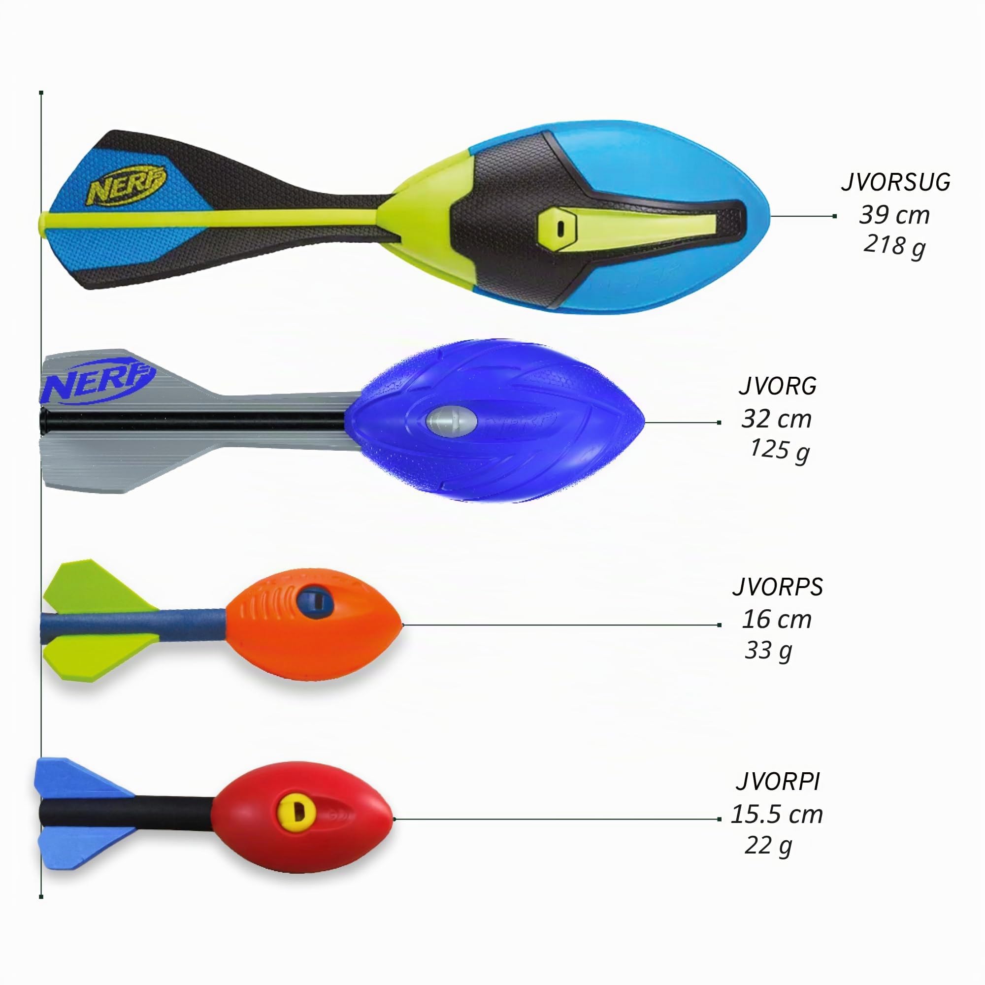 Nerf Vortex für Erwachsene, Uni, Einheitsgröße