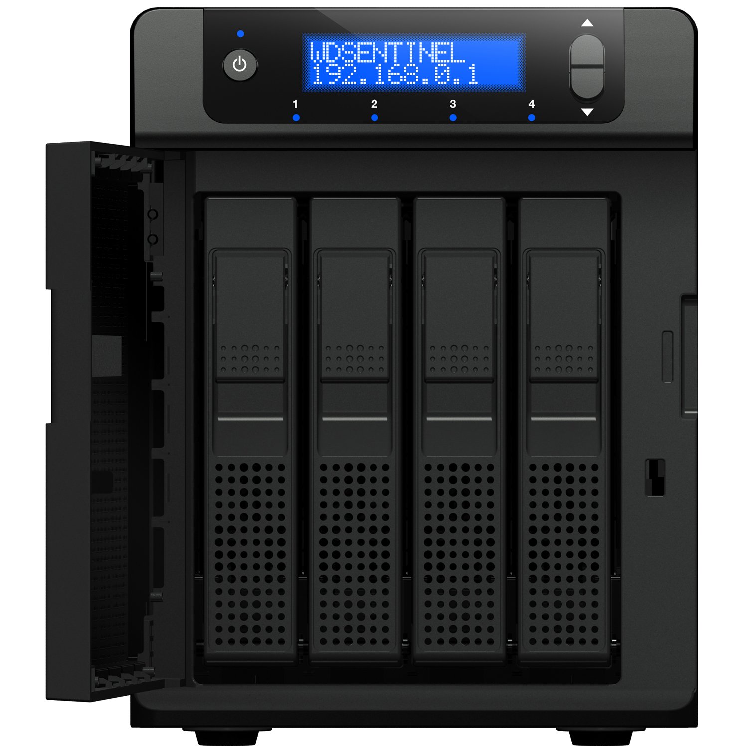 WD Sentinel DX4000 NAS Server di Archiviazione da 16 TB, USB 3.0, Nero
