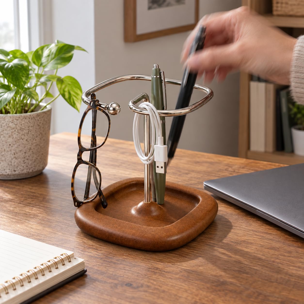 Organizer da Scrivania in Legno, sign, 2, 11,5 cm