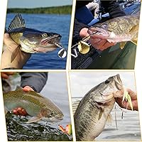 Vista 7 de Horquilla giratoria de cambio rápido para cuchillas giratorias, 120 piezas, arnés de pesca para horquillas, arnés de oruga, horquilla de velocidad