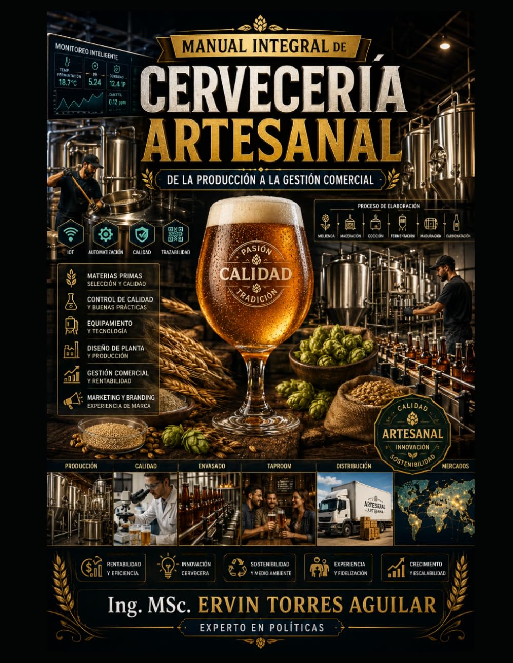 Manual Integral de Cervecería Artesanal: De la Producción a la Gestión Comercial