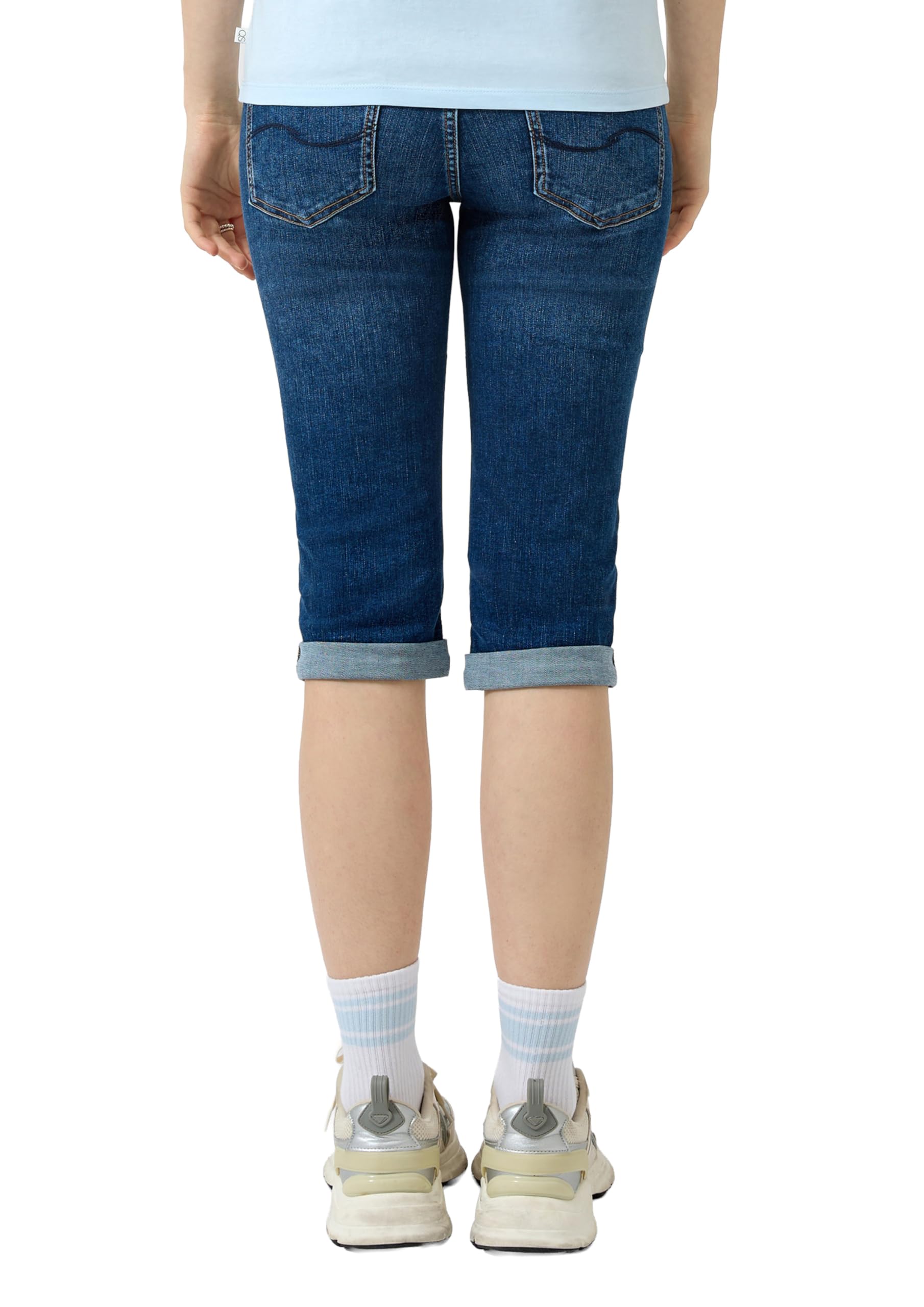 QS Capri-Jeans Catie/Mid Rise/Slim Fit