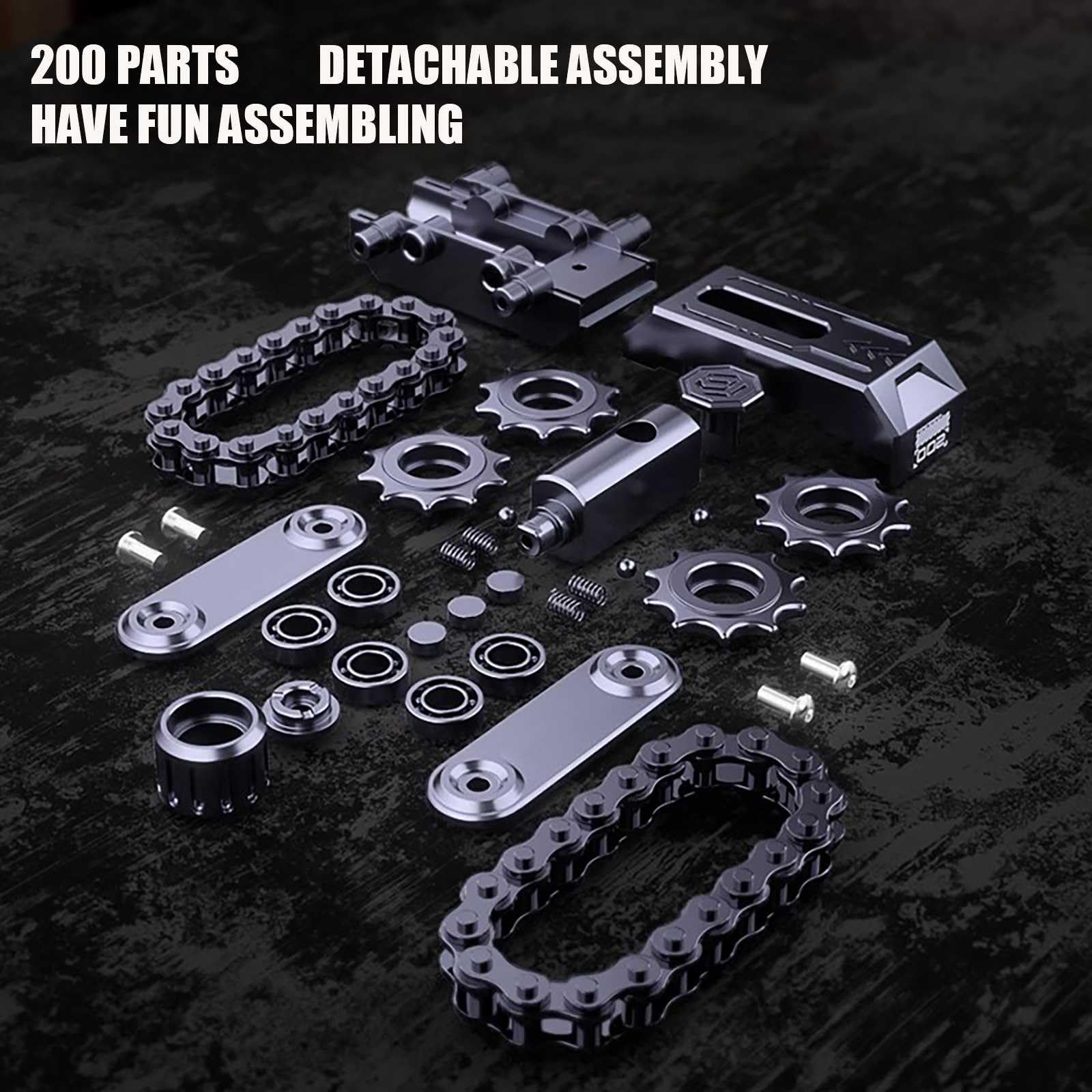 Metal Decompress Toys, Modellazione Mecha Giocattoli alla Moda edc Spinti Meccanicamente Artefatto Antistress Comodo in Mano Giocattoli Antistress, per Donne E Uomini