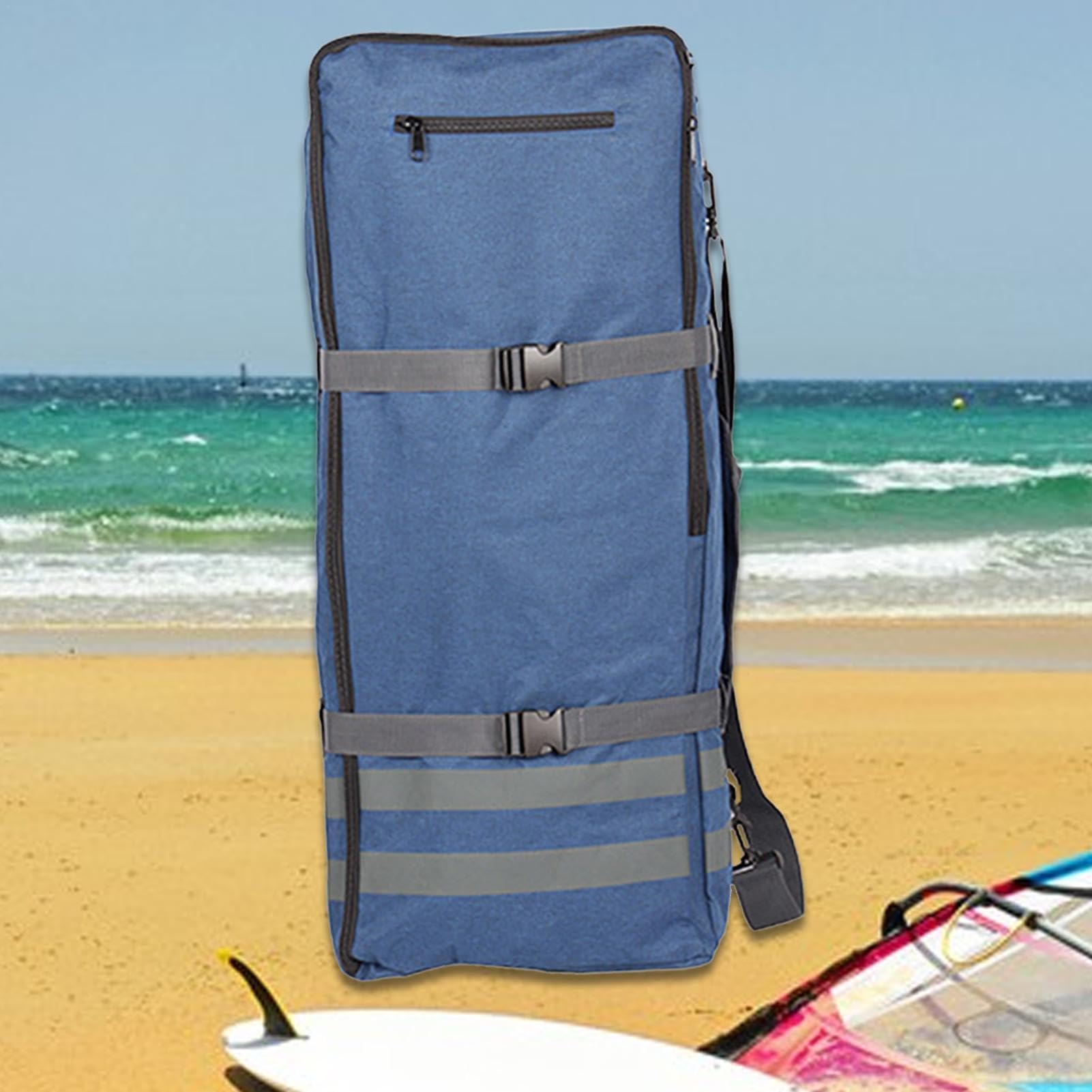 Borsa per stand up paddle, trasporto paddleboard, zaino gonfiabile, capacità 84 l, tracolla regolabile, accessori per sport acquatici all'aperto