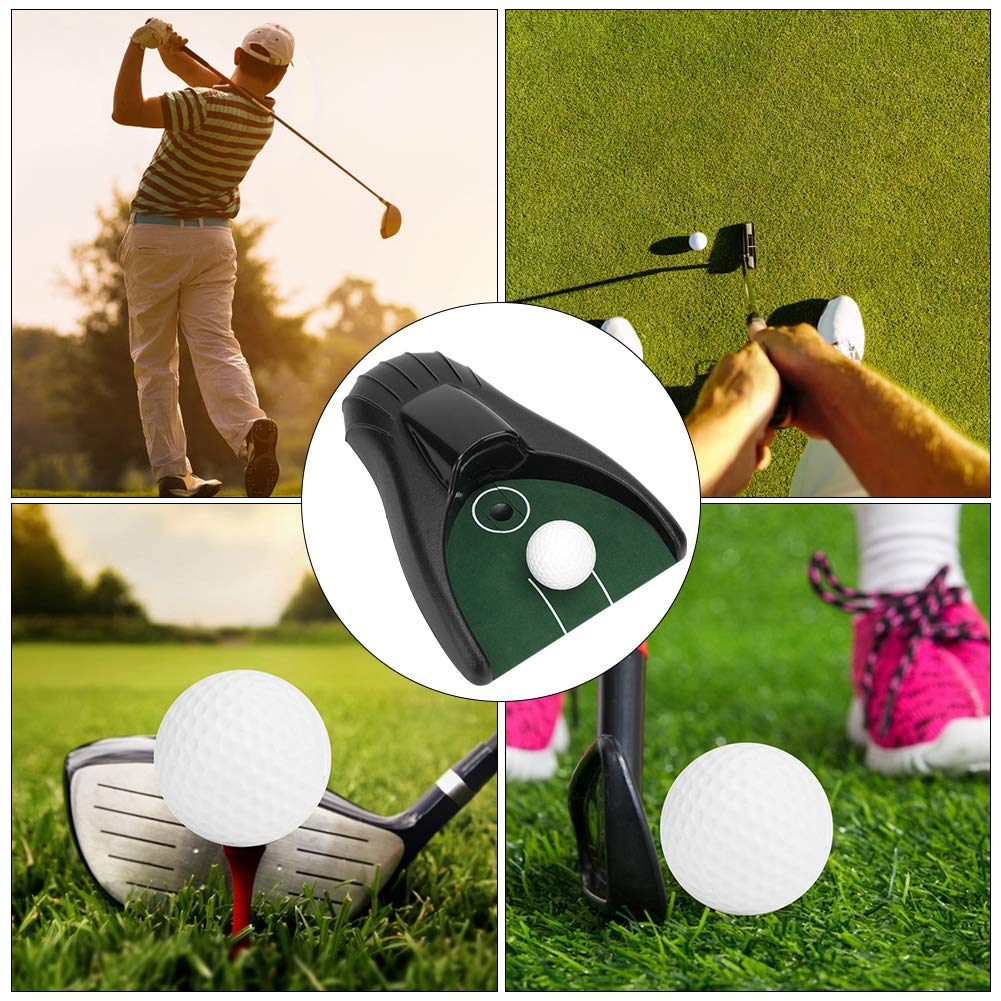 KEENSO Tapis de Putting Balle Golf, Machine Retour alimentée par Batterie, entraînement à Domicile, Bureau, fêtes