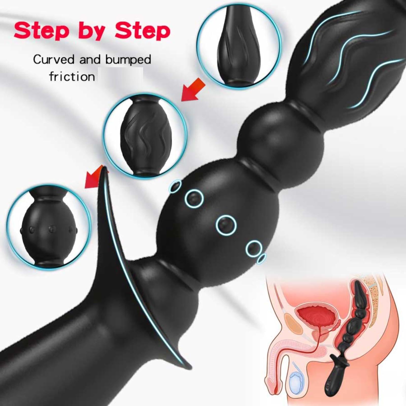 Vibreur Vibrateur Anal Plug Gode Vibrateurs Pour Hommes Femmes Silicagel Butt Plug Vibrateur Hommes Couples Masturbateur Buttplug Sex Toy Sex Machine