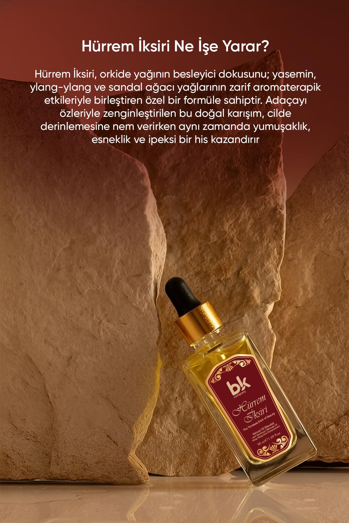 Hürrem İksiri Yağı İz Bırakan Vazgeçilmezlik Sırrı Afrodızyak Etkili 50 Ml