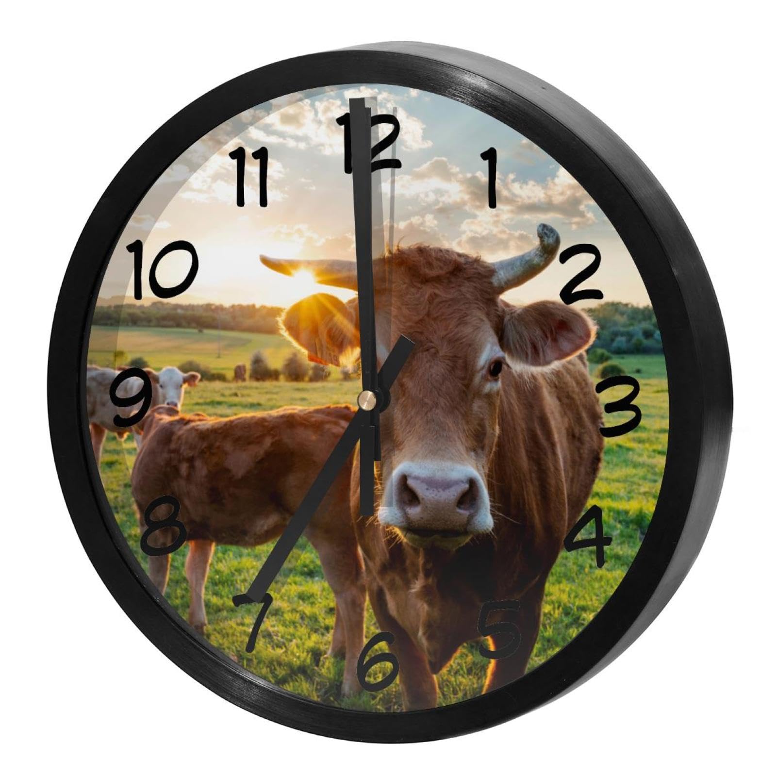 Horloge murale silencieuse sans tic-tac fini les bruits dans la cuisine et maison