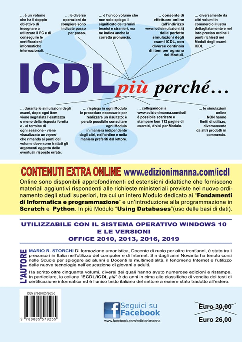 ICDL più full standard. Il manuale più semplice e più completo per il conseguimento delle certificazioni ICDL - a colori - 27 x 19 - con simulatore gratuito online, aggiornato a MARZO 2025