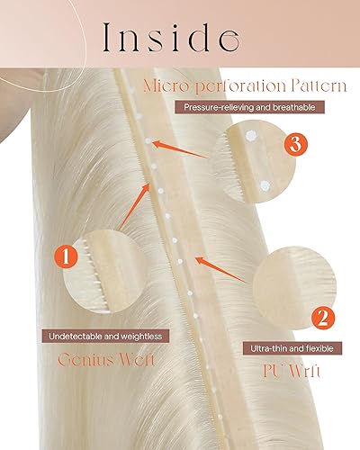 Miniatura 154 de Sunny Hair Extensiones de cabello humano de color marrón para coser, extensiones de cabello humano real, color marrón oscuro, ombré, marrón claro