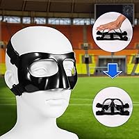 Vista 7 de Protector de nariz para nariz rota, 5.9 x 3.74 pulgadas, protector facial ajustable con almohadillas, calcomanías de estrella, protector facial