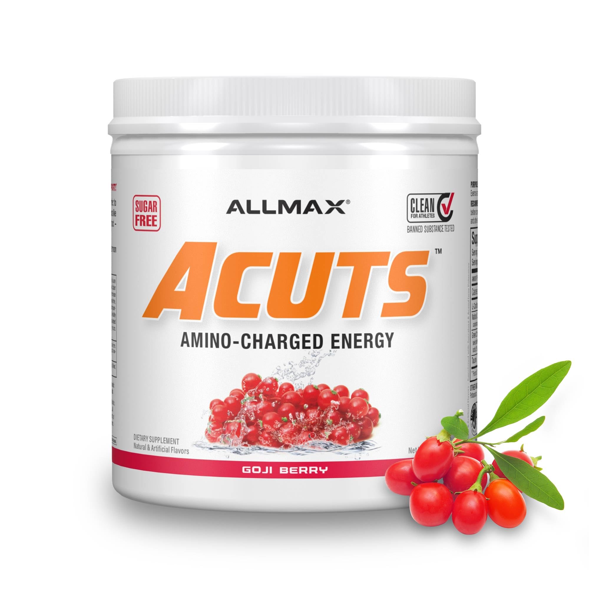 Nutrition, AMINOCUTS (ACUTS), Weight-Loss BCAA (CLA + Taurine + Green Coffee), Goji Berry Martini, 7.4 oz (210 g)