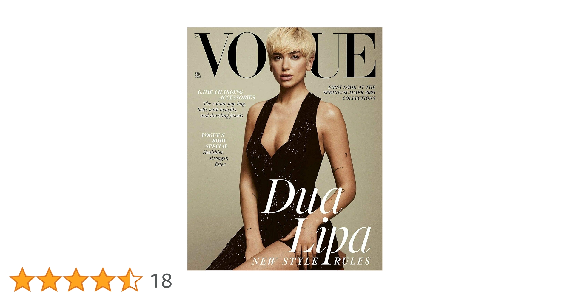 Amazon.co.jp: Vogue Magazine Uk February 2021 British