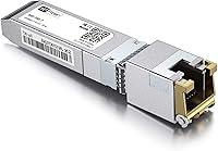 Vista 4 de H!Fiber 10Gb SFP+ a RJ45 módulo, transceptor de cobre Ethernet SFP+ 10Gbase-T para HP Procurve y HP Aruba, MikroTik, Ubiquiti, Unifi, Netgear, QNAP