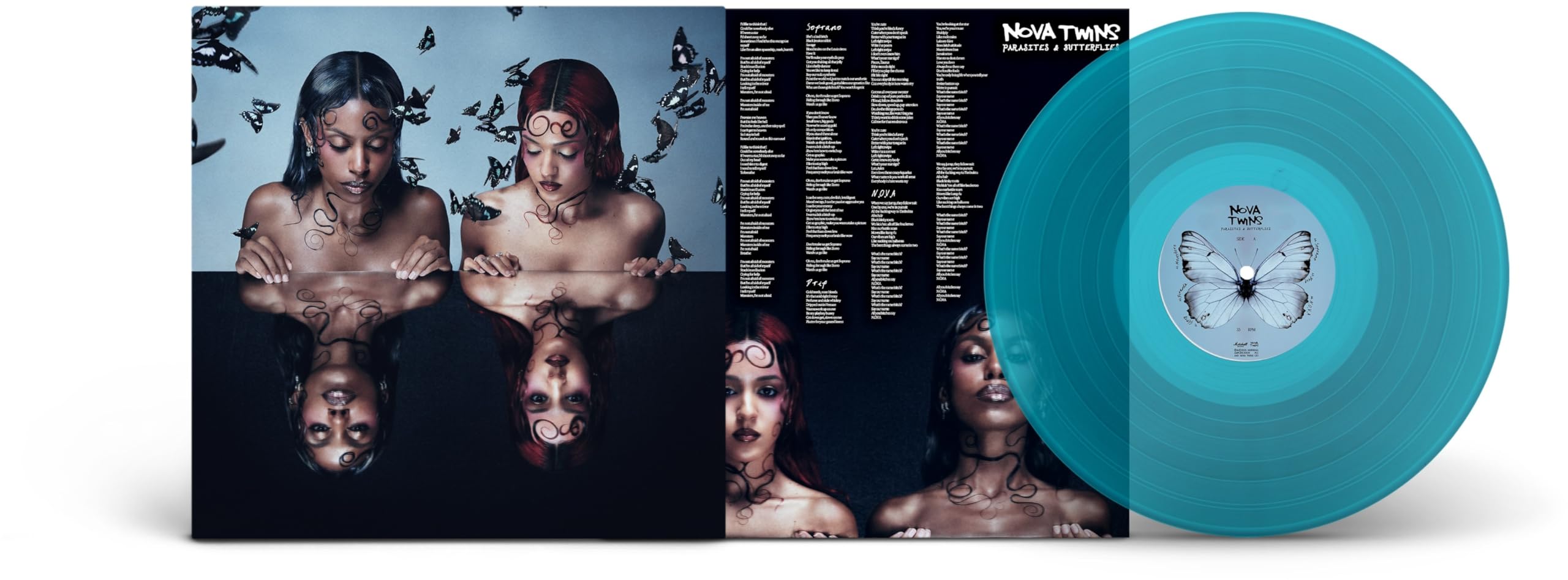 NOVA TWINS - Parasites & Butterflies - Vinyl (translucent blue vinyl LP)