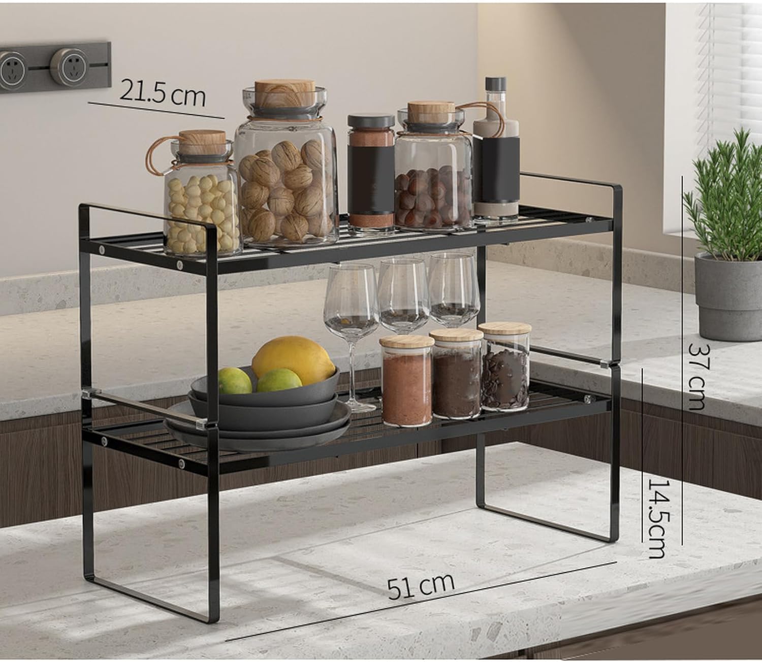 [YXSNG] キッチンラック 調味料 収納 隙間 スパイスラック キッチン収納 キッチン 隙間収納 調味料ラック ラック おしゃれ