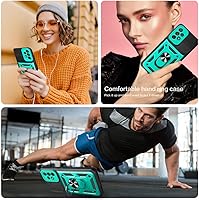 Vista 3 de Funda para Samsung A53 5G, Galaxy A53 5G con protector de pantalla HD, protección de grado militar a prueba de golpes para Samsung Galaxy A53 5G