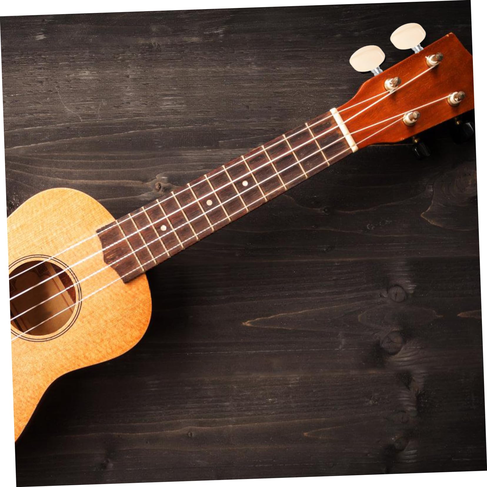 Kisangel Classical Guitar Tuning Pegs Set 2pcs Guitar Tuning Pegs Metal Resin Gear for Tuner Buttons Random