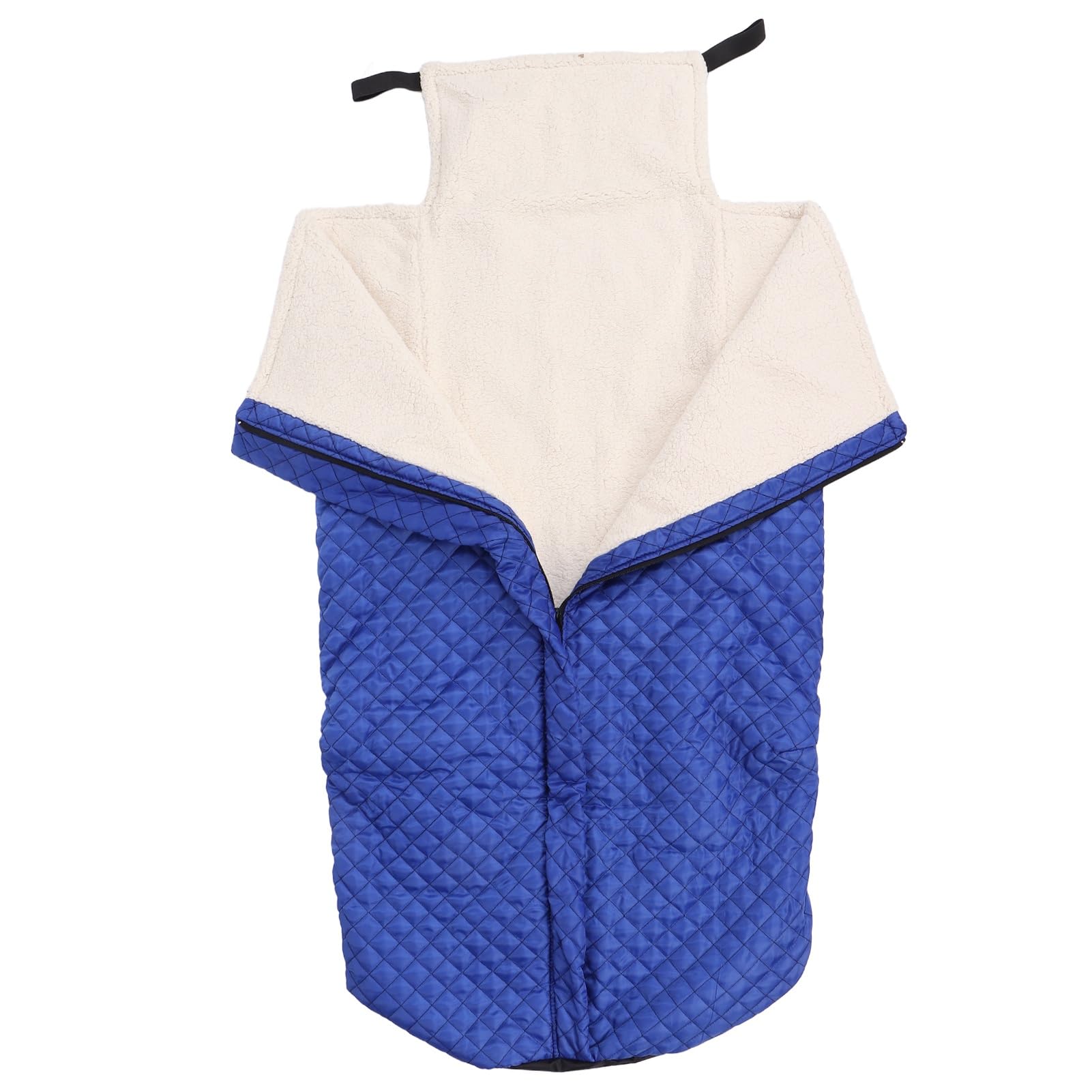 Gedourain Blue Wheelchair Blanket,Half Wrapped Style Fleece Wrap Blanket,With Double Layer Design,Thicken Warm Wheelchair Fleece Wrap Blanket,Wheelchair Cover Accessories For The Aged Patient(Blue)